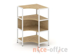 Односекционный угловой стеллаж трехярусный 810х810х1246 Шелф Систем / Shelf System images