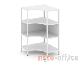 Односекционный угловой стеллаж трехярусный 810х810х1246 Шелф Систем / Shelf System images