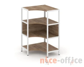 Односекционный угловой стеллаж трехярусный 810х810х1246 Шелф Систем / Shelf System images