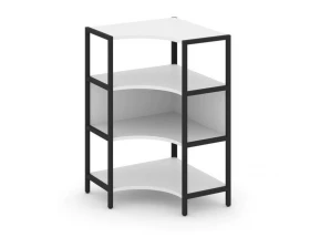 Односекционный угловой стеллаж трехярусный 810х810х1246 Shelf System images