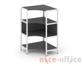 Односекционный угловой стеллаж трехярусный 810х810х1246 Шелф Систем / Shelf System images