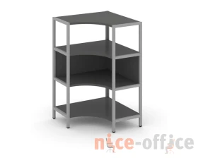 Односекционный угловой стеллаж трехярусный 810х810х1246 Шелф Систем / Shelf System images