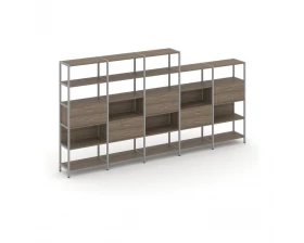 Пятисекционный стеллаж пятиярусный с ящиками 3930х400х1980 Shelf System images
