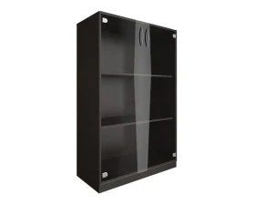 Шкаф средний широкий 2 средние двери стекло Нова С / Nova S images