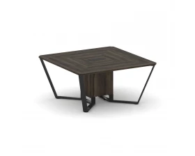 Стол переговорный квадратный ЛДСП/краш. металл 1600x1600x750 Steel Meet images