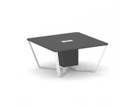 Стол переговорный квадратный ЛДСП/краш. металл 1600x1600x750 Steel Meet images