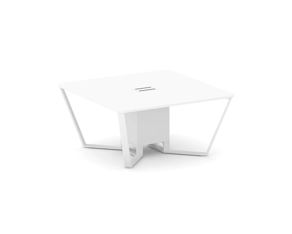 Стол переговорный квадратный ЛДСП/краш. металл 1600x1600x750 Steel Meet