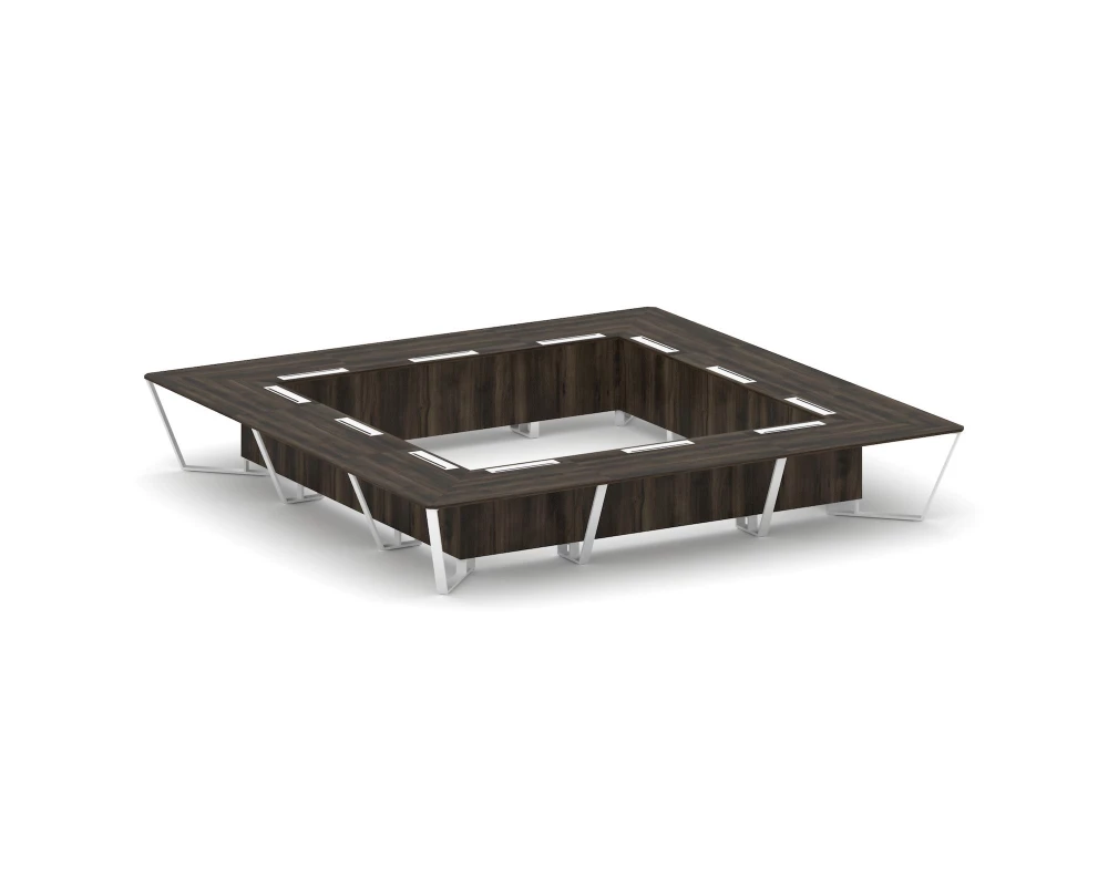 Стол переговорный квадратный ЛДСП/краш. металл 4800x4800x750 Steel Meet