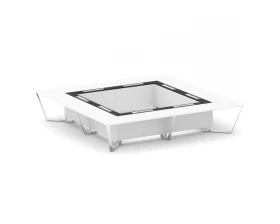 Стол переговорный квадратный ЛДСП/нерж. сталь/МДФ 4000x4000x750 Steel Meet images