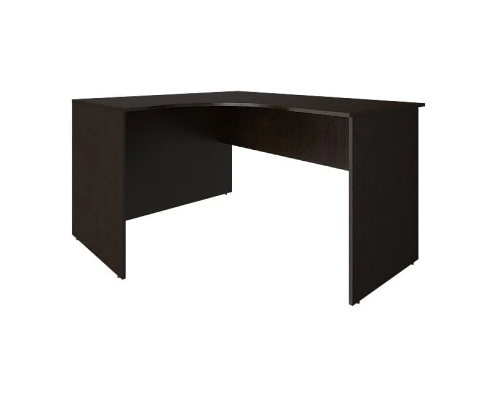 Стол офисный угловой криволинейный левый 1400x1200x750 Nova S