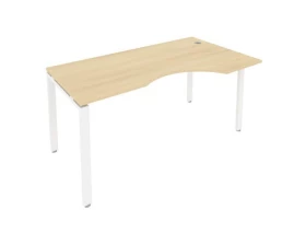 Стол криволинейный правый на П-образном м/к 160x90x75 Метал Систем / Metal System images