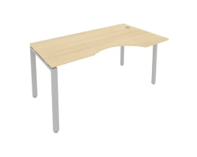 Стол криволинейный правый на П-образном м/к 160x90x75 Метал Систем / Metal System images