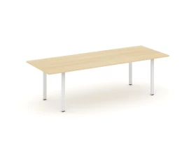 Стол переговорный на П-образном каркасе без лючка 2580x980x750 Style Project Direct images
