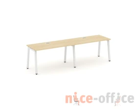 Рабочая станция 1 сторон. на А-образном каркасе 50 мм 2360х600х750 Стайл Проджект / Style Project images