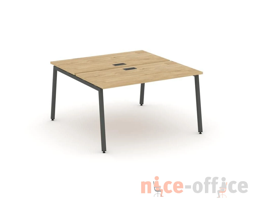Рабочая станция 2-х сторон. на А-образном каркасе 40 мм 1180х1432х750 Стайл Проджект / Style Project