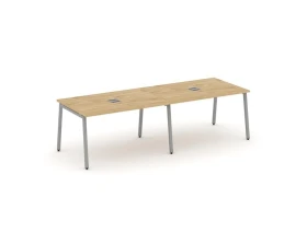 Стол переговорный на А-образном каркасе 40 мм 1960х980х750 Стайл Проджект / Style Project images