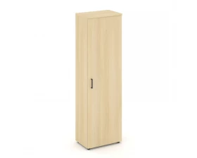 Гардероб узкий неглуб. с полкой и выдвижной штангой 600x400x1982 зад. стенка HDF Style Project images