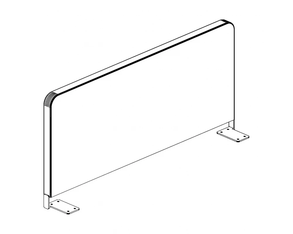 Экран боковой Ткань 800х28х297 Style Project