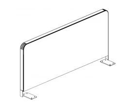 Экран боковой Ткань 800х28х397 Style Project images