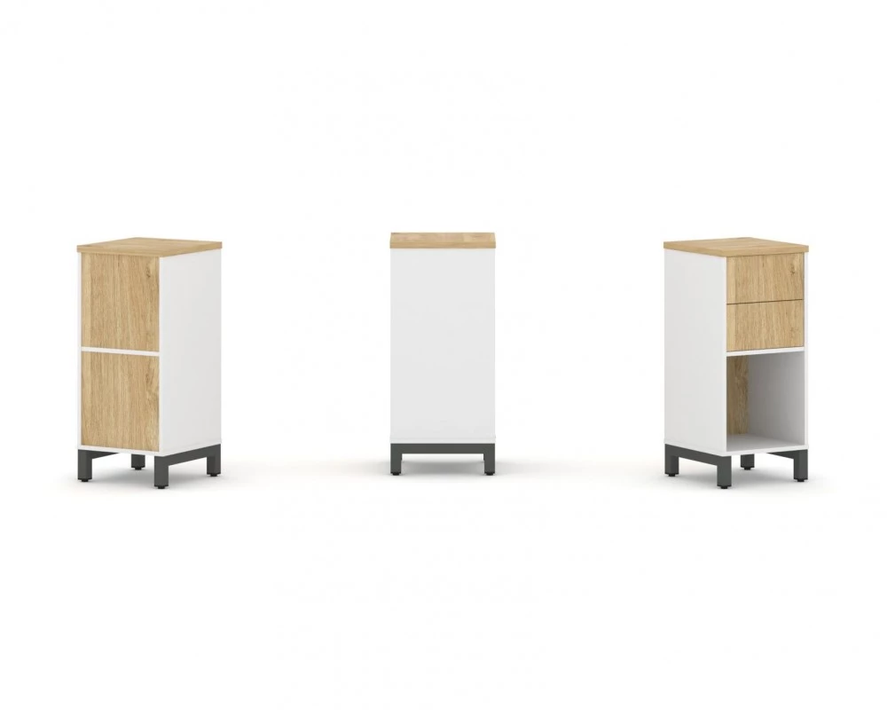 Набор стеллажа 1 сторон., 2 яр. 387x400x881 Style Project