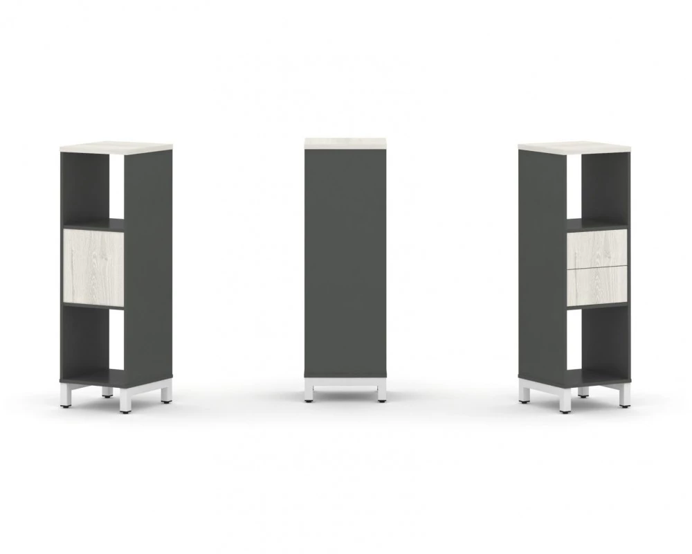 Набор стеллажа 1 сторон., 3 яр. 387x400x1248 Style Project