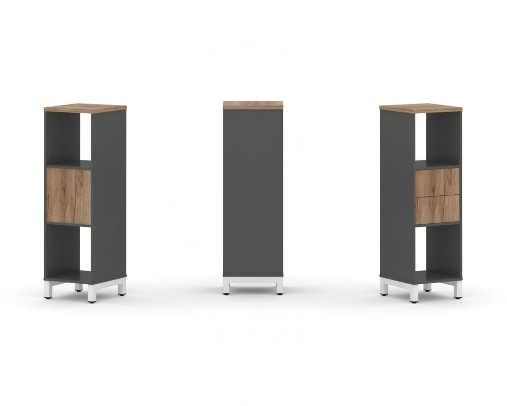 Набор стеллажа 1 сторон., 3 яр. 387x400x1248 Style Project