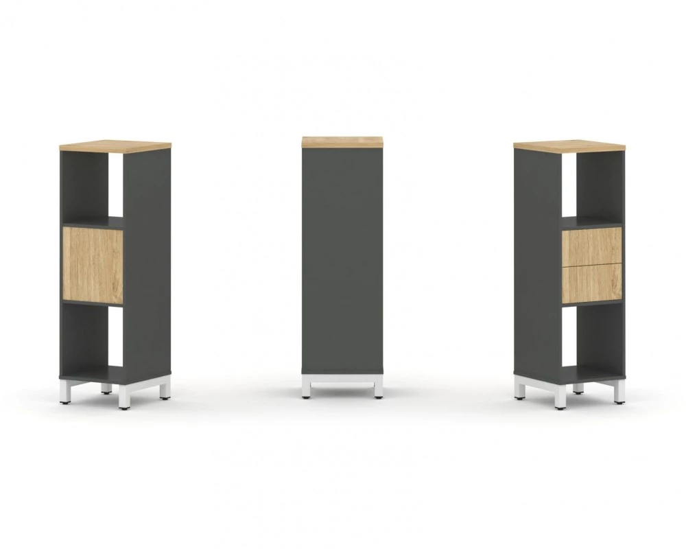 Набор стеллажа 1 сторон., 3 яр. 387x400x1248 Style Project