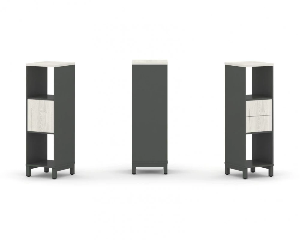 Набор стеллажа 1 сторон., 3 яр. 387x400x1248 Style Project