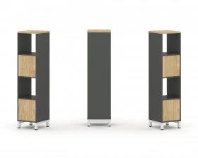 Набор стеллажа 1 сторон., 4 яр. 387x400x1615 Style Project images