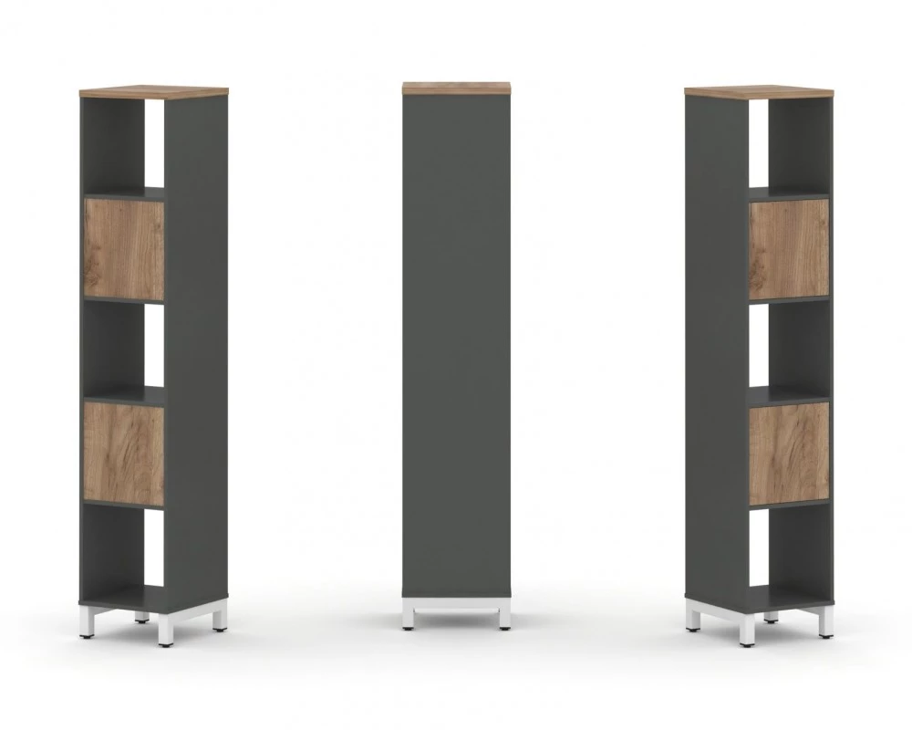 Набор стеллажа 1 сторон., 5 яр. 387x400x1982 Style Project