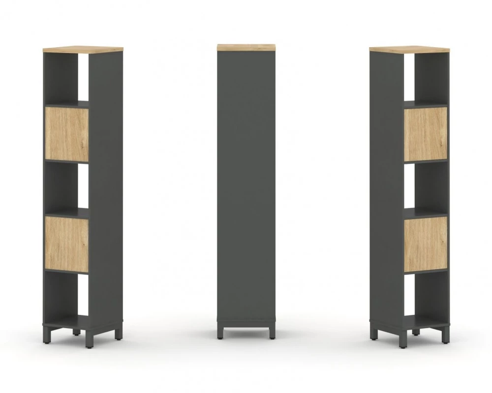 Набор стеллажа 1 сторон., 5 яр. 387x400x1982 Style Project