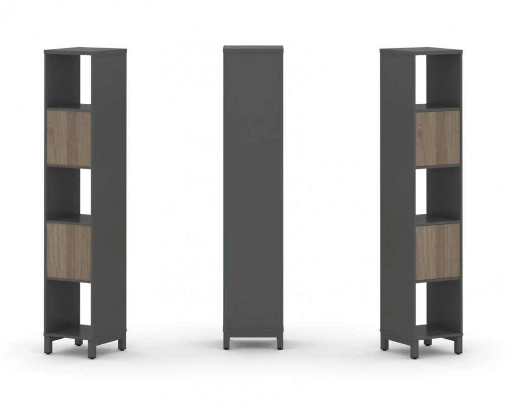 Набор стеллажа 1 сторон., 5 яр. 387x400x1982 Style Project