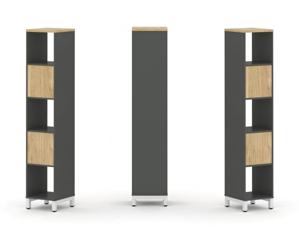 Набор стеллажа 1 сторон., 5 яр. 387x400x1982 Style Project