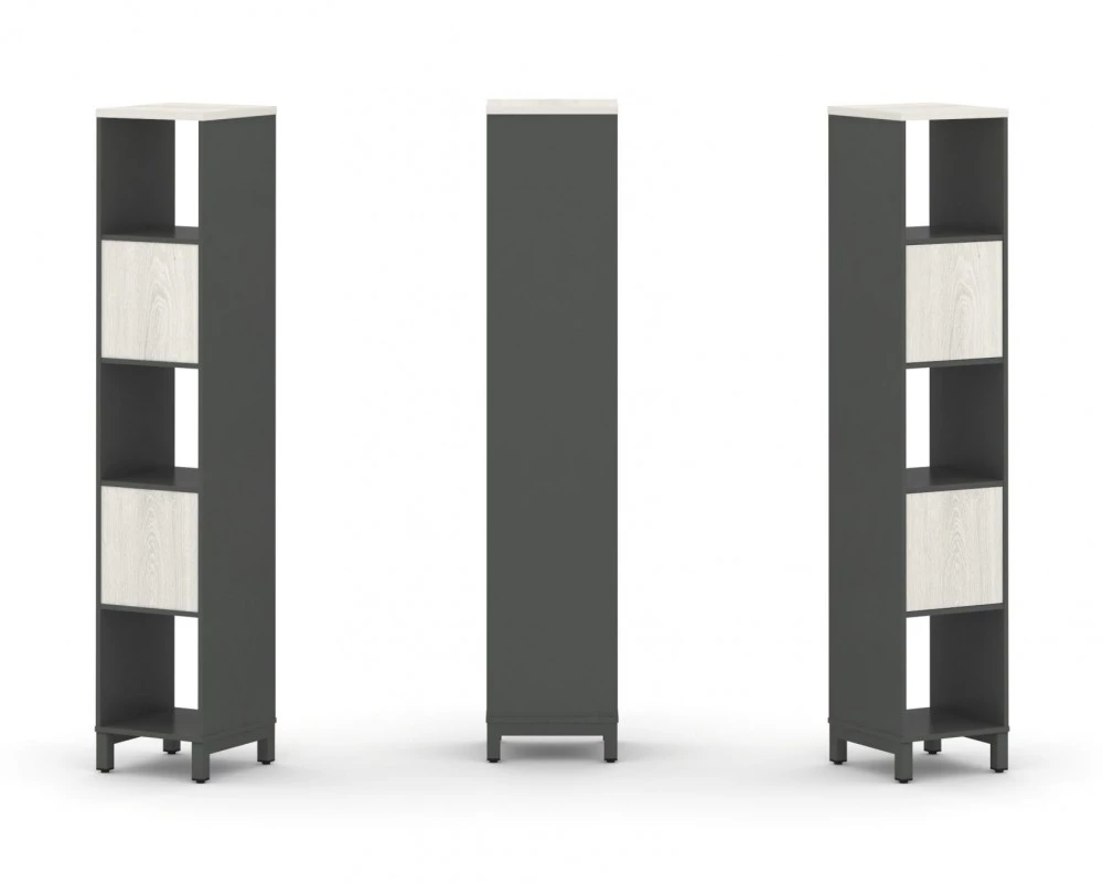 Набор стеллажа 1 сторон., 5 яр. 387x400x1982 Style Project