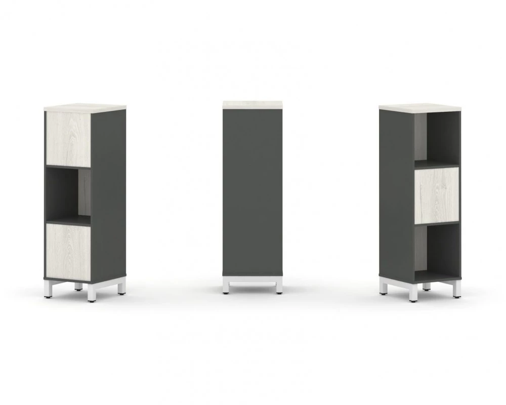 Набор стеллажа 2-х сторон., 3 яр. 387x400x1248 Style Project