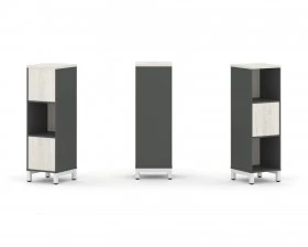 Набор стеллажа 2-х сторон., 3 яр. 387x400x1248 Style Project images