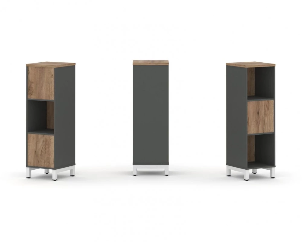 Набор стеллажа 2-х сторон., 3 яр. 387x400x1248 Style Project