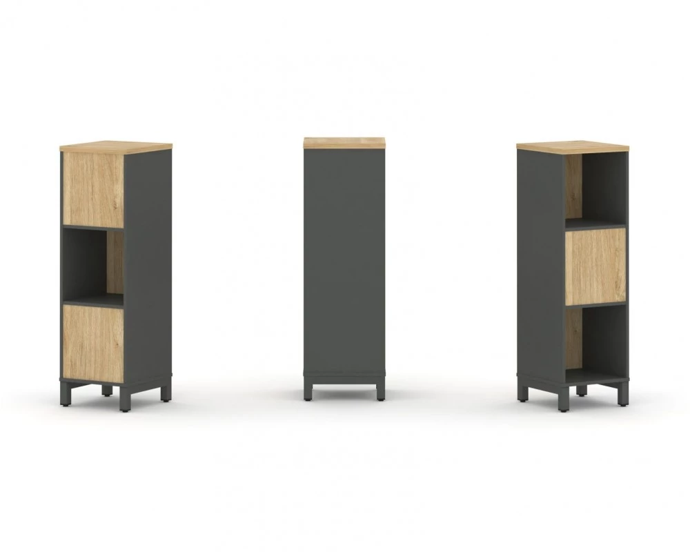 Набор стеллажа 2-х сторон., 3 яр. 387x400x1248 Style Project