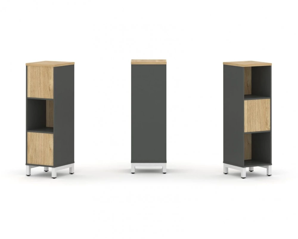 Набор стеллажа 2-х сторон., 3 яр. 387x400x1248 Style Project