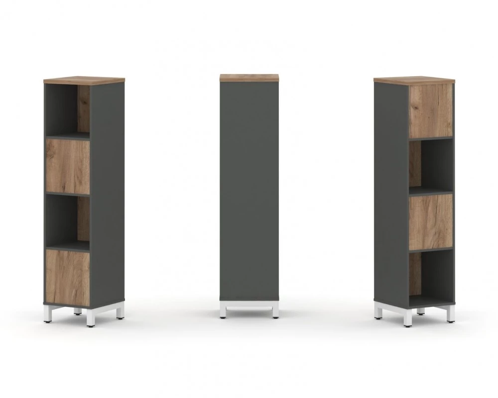 Набор стеллажа 2-х сторон., 4 яр. 387x400x1615 Style Project