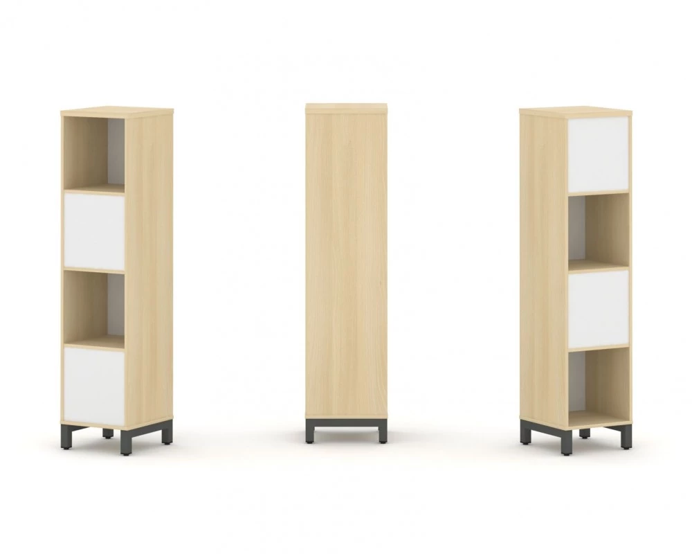 Набор стеллажа 2-х сторон., 4 яр. 387x400x1615 Style Project