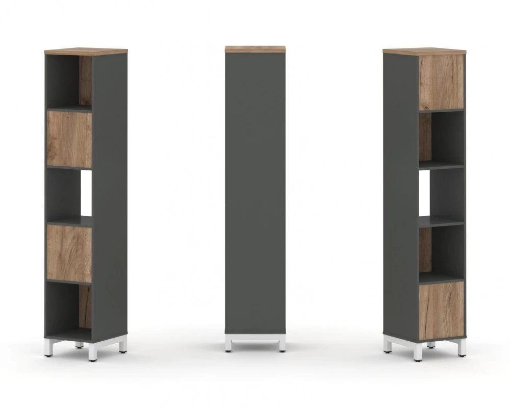 Набор стеллажа 2-х сторон., 5 яр. 387x400x1982 Style Project