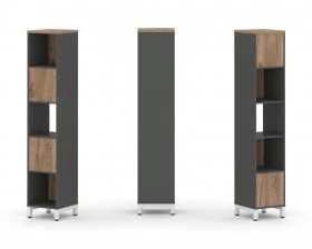 Набор стеллажа 2-х сторон., 5 яр. 387x400x1982 Style Project images