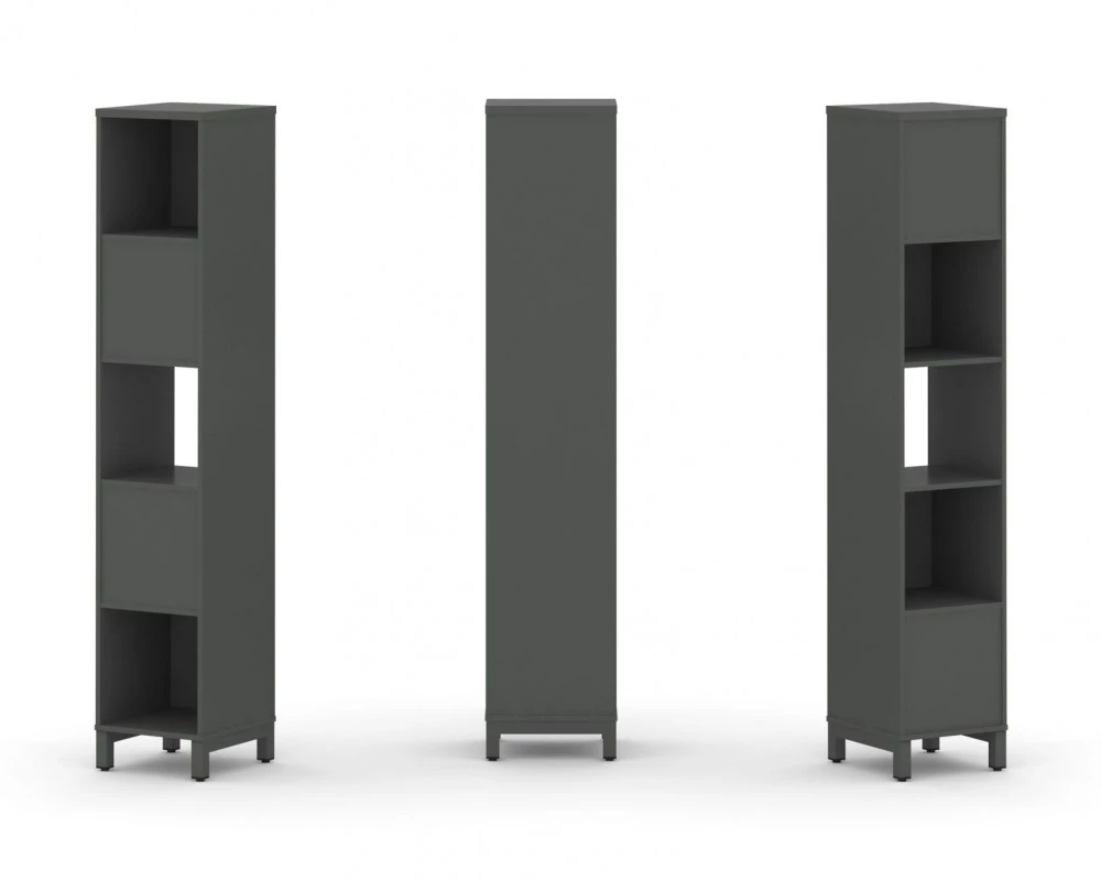 Набор стеллажа 2-х сторон., 5 яр. 387x400x1982 Style Project