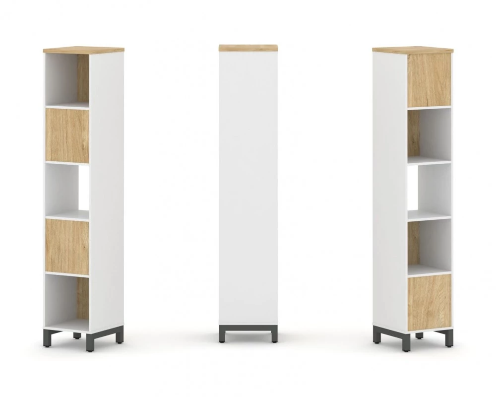 Набор стеллажа 2-х сторон., 5 яр. 387x400x1982 Style Project