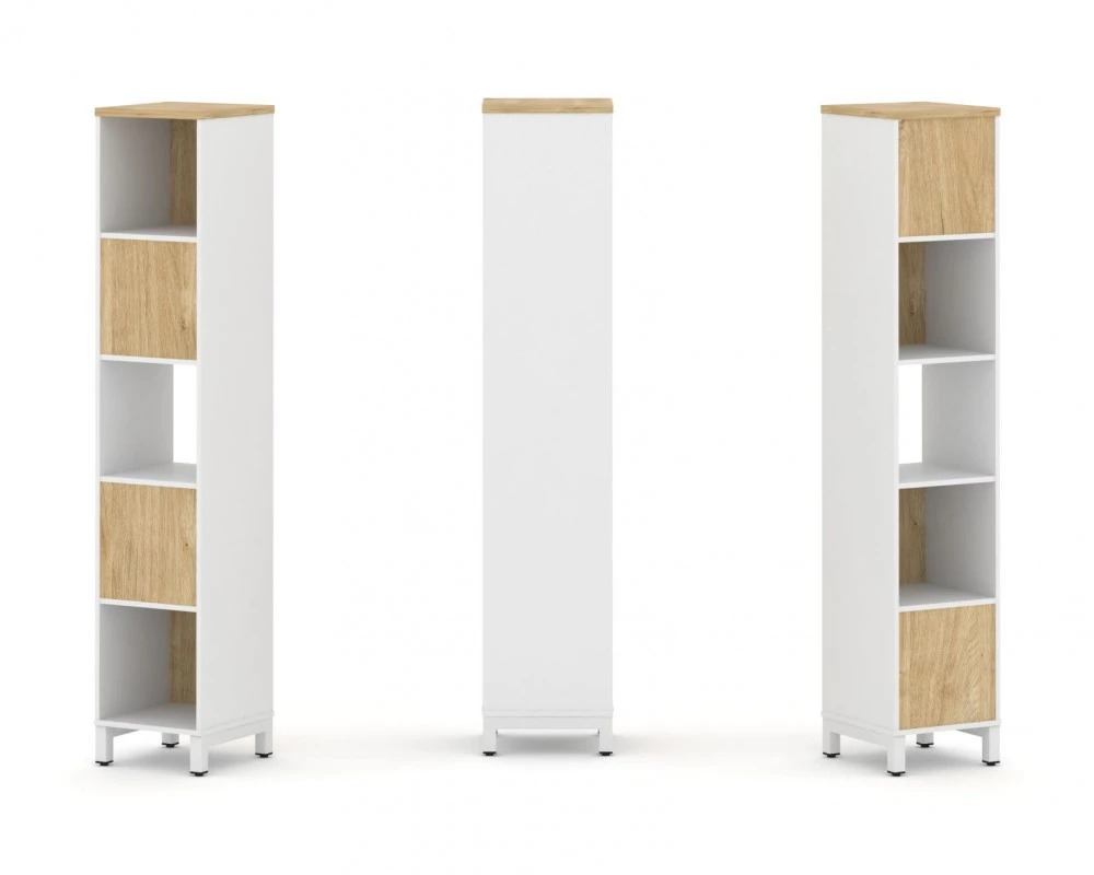 Набор стеллажа 2-х сторон., 5 яр. 387x400x1982 Style Project