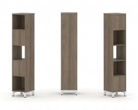 Набор стеллажа 2-х сторон., 5 яр. 387x400x1982 Style Project images