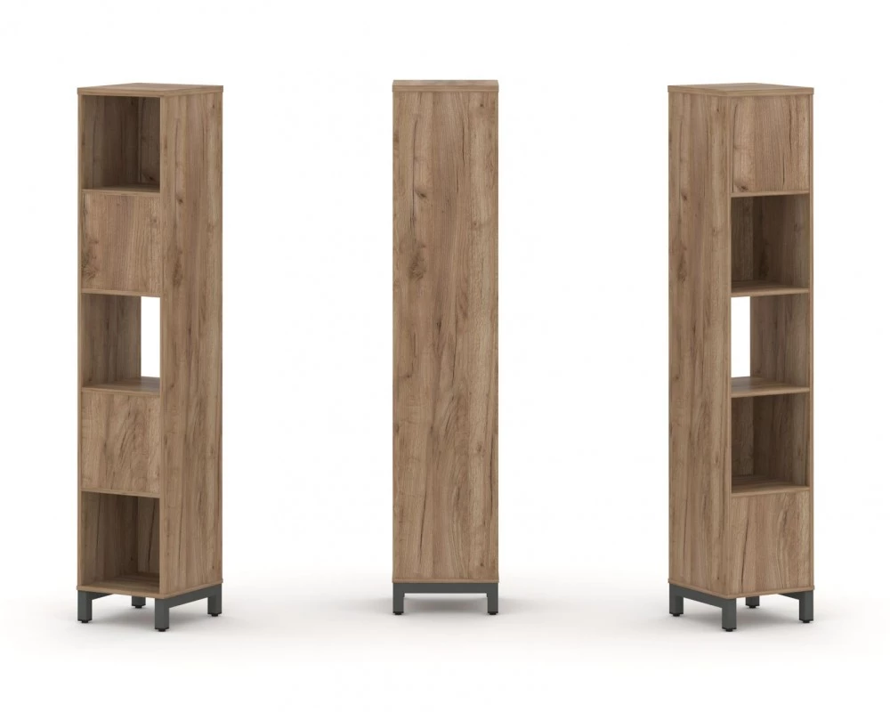 Набор стеллажа 2-х сторон., 5 яр. 387x400x1982 Style Project