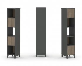 Набор стеллажа 2-х сторон., 5 яр. 387x400x1982 Style Project images