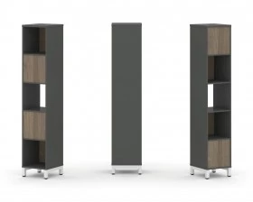 Набор стеллажа 2-х сторон., 5 яр. 387x400x1982 Style Project images